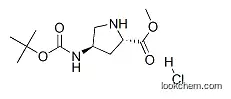 (2S,4R)-4-BOC-AMINO PYRROLIDINE-2-CARBOXYLIC ACID METHYLESTER-HCL,913742-54-8