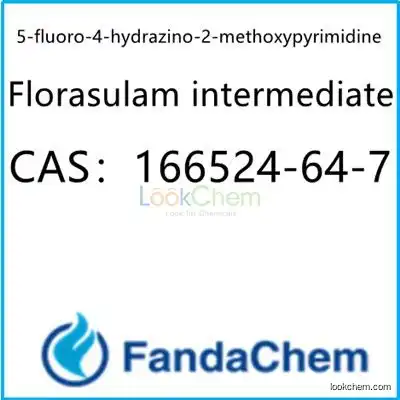 5-Fluoro-4-hydrazino-2-methoxypyrimidine 98%;Florasulam intermediate,cas:166524-64-7 from FandaChem