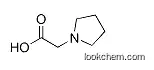 2-pyrrolidin-1-ylacetic acid,6628-74-6