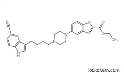 ETHYL 5-(4-(4-(5-CYANO-1H-INDOL-3-YL) BUTYL) PIPERAZIN-1-YL) BENZOFURAN-2- CARBOXYLATE  CAS NO.163521-11-7