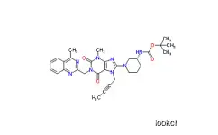 Tert-butyl((3s)-1-(7-(but-2-yn-1-yl)-3-Methyl-1-((4-Methylquinazolin-2-yl) Methyl)-2,6-dioxo-2,3,4,5,6,7-hexahydro-1h-purin-8-yl)piperidin-3-yl)carbaMate  Linagliptin   CAS NO.668273-75-4