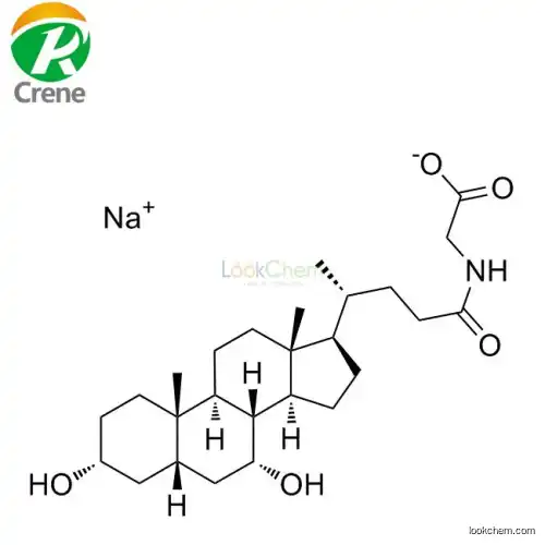 Glycochenodeoxycholic acid sodium salt 16564-43-5