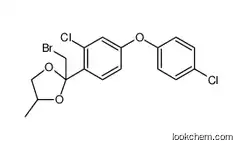 2-(BROMOMETHYL)-2-[2-CHLORO-4-(4-CHLOROPHENOXY)PHENYL]-4-METHYL-1,3-DIOXOLANE   CAS NO.873012-43-2