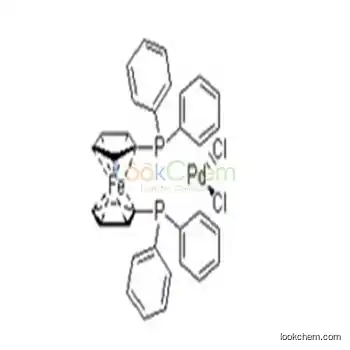 Pd(dppf)Cl2 C34H28Cl2FeP2Pd CAS 72287-26-4  Bis(diphenylphosphino)ferrocene]palladium(II) LPBchem(72287-26-4)