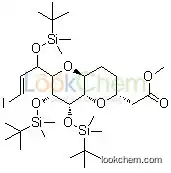 methyl 2-((2R,4aS,6S,7R,8S,8aS)-7,8-bis((tert-butyldimethylsilyl)oxy)-6-((S,E)-1-((tert-butyldimethylsilyl)oxy)-3-iodoallyl)octahydropyrano[3,2-b]pyran-2-yl)acetate