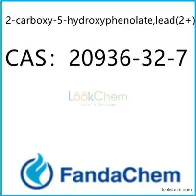 2-carboxy-5-hydroxyphenolate,lead(2+)  CAS：20936-32-7 from fandachem