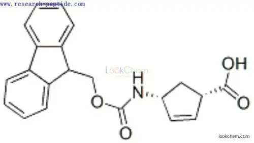 2-Cyclopentene-1-carboxylicacid, 4-[[(9H-fluoren-9-ylmethoxy)carbonyl]amino]-, (1R,4S)-