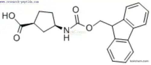 Cyclopentanecarboxylicacid, 3-[[(9H-fluoren-9-ylmethoxy)carbonyl]amino]-, (1S,3R)-