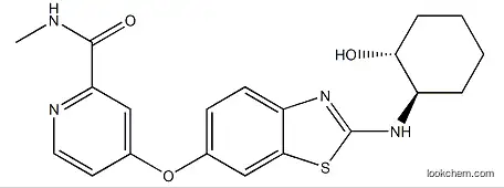 4-[[2-[[(1R,2R)-2-hydroxycyclohexyl]amino]-1,3-benzothiazol-6-yl]oxy]-N-methylpyridine-2-carboxamide,953769-46-5