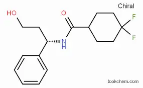 4,4-Difluoro-N-[(1S)-3-hydroxy-1-phenylpropyl]cyclohexanecarboxamide  CAS:376348-77-5 99%min