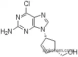 2-cyclopentene-1-methanol,4-(2-amino-6-chloro-9H-purin-9-yl(freebase)