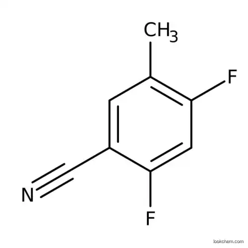 High quality 2,4-Difluoro-5-Methylbenzonitrile  CAS:329314-68-3  99%min
