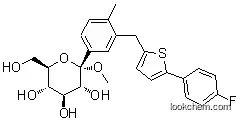 Methyl 1-C-[3-[[5-(4-fluorophenyl)-2-thienyl]methyl]-4-methylphenyl]-alpha-D-glucopyranoside