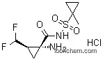 (1R,2R)-1-Amino-2-(difluoromethyl)-N-[(1-methylcyclopropyl)sulfonyl]cyclopropanecarboxamide hydrochloride (1:1)