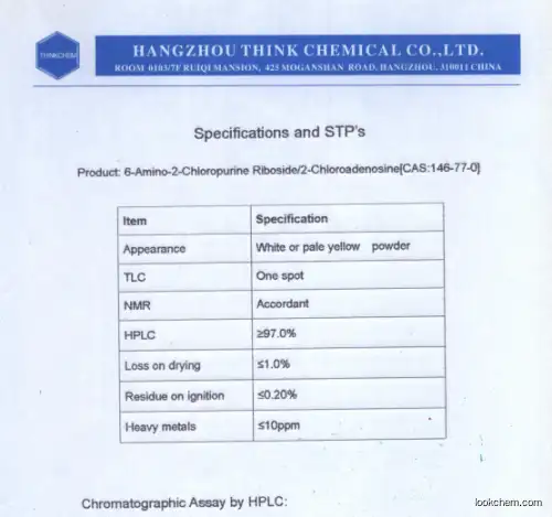 High purity 2-Chloroadenosine supplier at best price