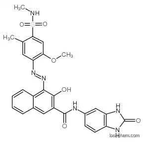 CAS:51920-12-8 (4Z)-4-[[2-methoxy-5-methyl-4-(methylsulfamoyl)phenyl]hydrazinylidene]-3-oxo-N-(2-oxo-1,3-dihydrobenzimidazol-5-yl)naphthalene-2-carboxamide