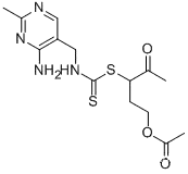 1-[2-(acetoxy)ethyl]-2-oxopropyl [(4-amino-2-methyl-5-pyrimidinyl)methyl]dithiocarbamate