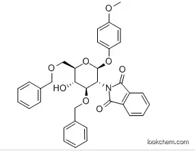 factory supply 99%  4-Methoxyphenyl 3,6-Di-O-benzyl-2-deoxy-2-phthaliMido-beta-D-glucopyranosideCAS:129575-89-9