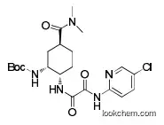 tert-Butyl [(1R,2S,5S)-2-[[2-[(5-chloropyridin-2-yl)amino]-2-oxoacetyl]amino]-5-(dimethylaminocarbonyl)cyclohexyl]carbamate