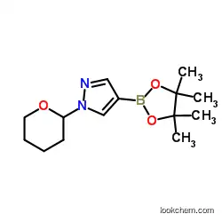1-(Tetrahydro-2H-pyran-2-yl)-4-(4,4,5,5-tetramethyl-1,3,2-dioxaborolan-2-yl)-1H-pyrazole                     1003846-21-6