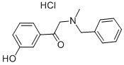 2-[Benzyl(methyl)amino]-1-(3-hydroxyphenyl)ethanone hydrochlorideCAS NO.: 71786-67-9