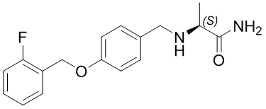 (S)-2-((4-((2-fluorobenzyl)oxy)benzyl)amino)propanamide