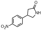 4-(4-Nitrophenyl)pyrrolidin-2-one, 92%