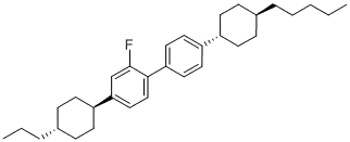 trans,trans-2-Fluor-4-(4-pentylcyclohexyl)-4'-(4-propyl-cyclohexyl)-1,1'-biphenylCAS NO.: 99896-05-6