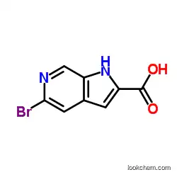 5-bromo-1H-pyrrolo[2,3-c]pyridine-2-carboxylicacid 800401-71-2