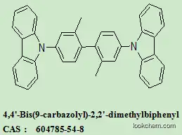 Competitive OLED material 4,4'-Bis(9-carbazolyl)-2,2'-dimethylbiphenyl