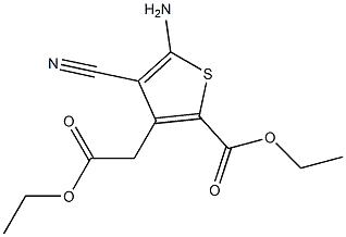 3-Thiopheneacetic acid,5-amino-4-cyano-2-(ethoxycarbonyl)-, ethyl esterCAS NO.: 58168-20-0