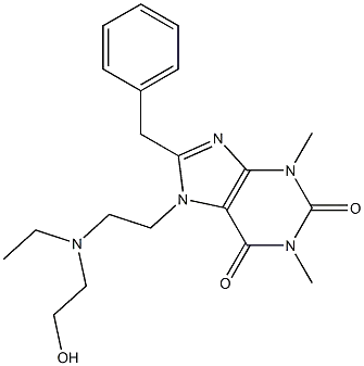 1H-Purine-2,6-dione,7-[2-[ethyl(2-hydroxyethyl)amino]ethyl]-3,7-dihydro-1,3-dimethyl-8-(phenylmethyl)-CAS NO.: 2016-63-9