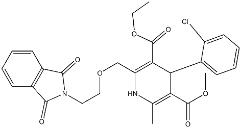 3,5-Pyridinedicarboxylicacid,4-(2-chlorophenyl)-2-[[2-(1,3-dihydro-1,3-dioxo-2H-isoindol-2-yl)ethoxy]methyl]-1,4-dihydro-6-methyl-,3-ethyl 5-methyl esterCAS NO.: 88150-62-3