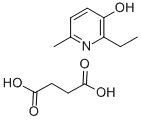 Butanedioic acid 2-ethyl-6-methyl-3-pyridinol (1:1)CAS NO.: 127464-43-1