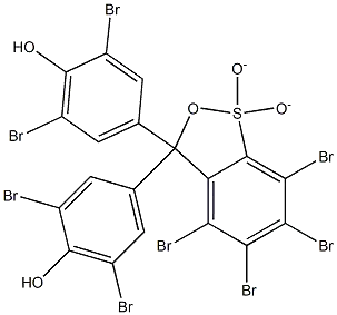Phenol,4,4'-(4,5,6,7-tetrabromo-1,1-dioxido-3H-2,1-benzoxathiol-3-ylidene)bis[2,6-dibromo-CAS NO.: 4430-25-5