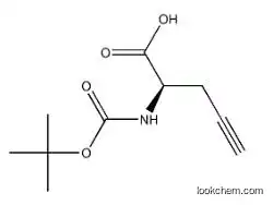 (R)-2-((tert-Butoxycarbonyl)amino)pent-4-ynoic acid
