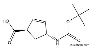 (1R,4R)-4-((tert-butoxycarbonyl)amino)cyclopent-2-enecarboxylic acid