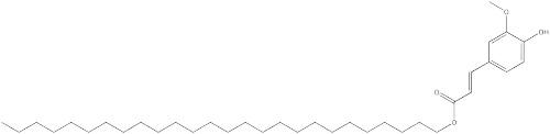 Hexacosyl (E)-ferulateCAS NO.: 63034-29-7