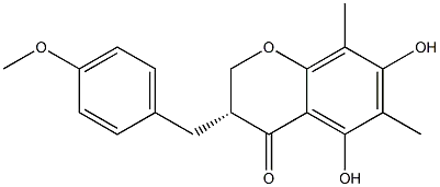 (3R)-2,3-Dihydro-5,7-dihydroxy-3-[(4-methoxyphenyl)methyl]-6,8-dimethyl-4H-1-benzopyran-4-oneCAS NO.: 74805-91-7