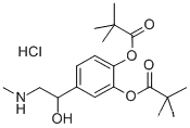 Dipivefrin hydrochlorideCAS NO.: 64019-93-8