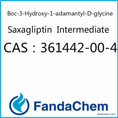Boc-3-Hydroxy-1-adamantyl-D-glycine；Saxagliptin  Intermediate CAS：361442-00-4 from Fandachem