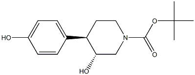 Boc-4-(4-Hydroxyphenyl)-(3s,4s)-3-PiperidinolCAS NO.: 257938-67-3