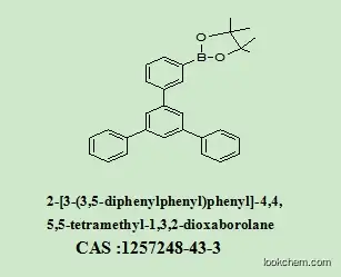 Competitive R&D team with OLED intermediates 2-[3-(3,5-diphenylphenyl)phenyl]-4,4,5,5-tetramethyl-1,3,2-dioxaborolane  1257248-43-3