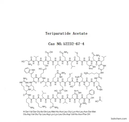 Teriparatide Acetate Polypeptide API to Treat Osteoporosis(52232-67-4)