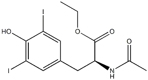 Ethyl N-acetyl-3,5-diiodo-L-tyrosinateCAS NO.: 21959-36-4