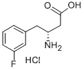 (R)-3-AMINO-4-(3-FLUOROPHENYL) BUTANOIC ACID HYDROCHLORIDECAS NO.: 331763-65-6