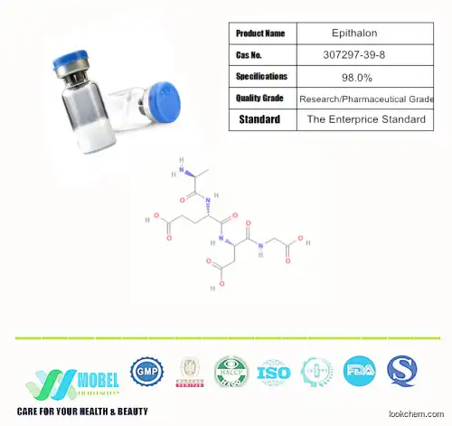 GMP epithalon Powder  CAS 307297-39-8  epitalon 10mg Free Samples