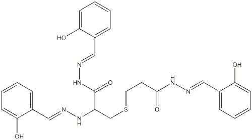 Propanoicacid, 3,3'-thiobis-, bis[[(2-hydroxyphenyl)methylene]hydrazide] (9CI)    7250-15-9