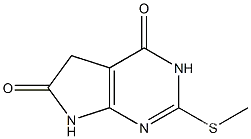 3H-Pyrrolo[2,3-d]pyrimidine-4,6-dione,5,7-dihydro-2-(methylthio)-     90662-11-6