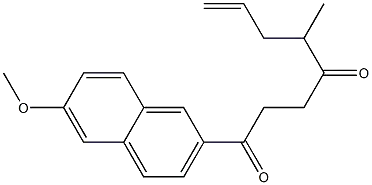 7-Octene-1,4-dione,1-(6-methoxy-2-naphthalenyl)-5-methyl-     7495-55-8
